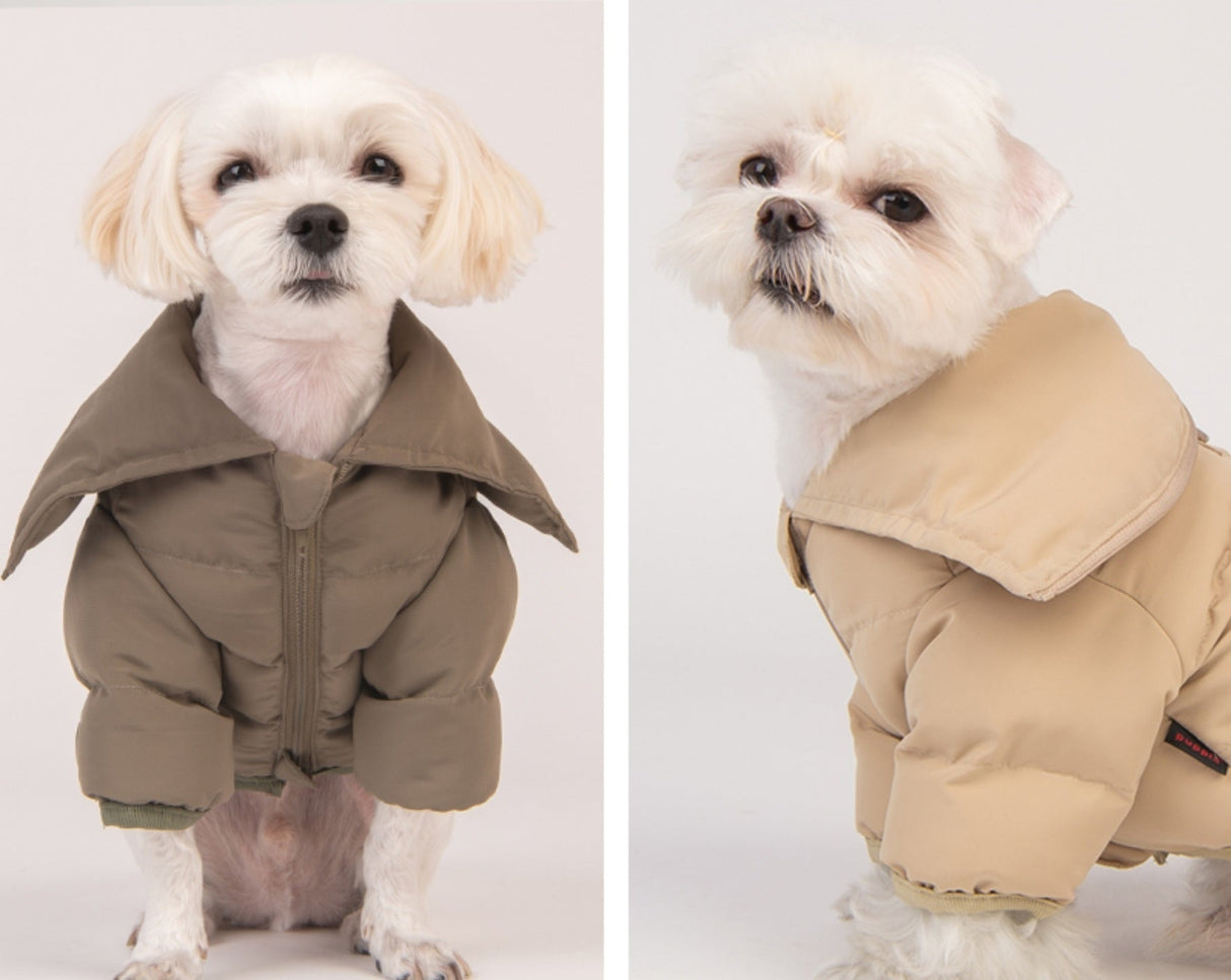 Puppia Sailor Collar Harness Jumper Khaki - Premium Hondenkleding > hondenjas from Puppia - Just €70.99! Shop now at Frenkiezdogshop