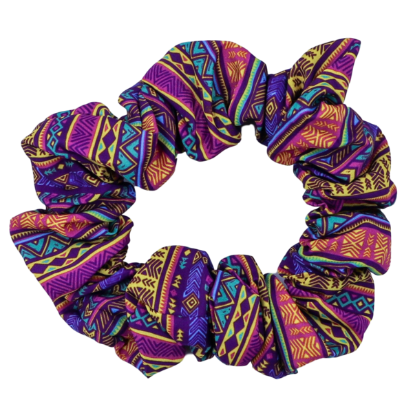 Big and Little Dogs Aztec Dreams scrunchie - Premium Haarelastiek > haarasseccoire from Big and Little Dogs - Just €9.99! Shop now at Frenkiezdogshop