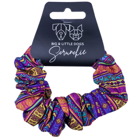Big and Little Dogs Aztec Dreams scrunchie - Premium Haarelastiek > haarasseccoire from Big and Little Dogs - Just €5! Shop now at Frenkiezdogshop