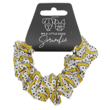 Big and Little Dogs Going Bananas scrunchie - Premium Haarelastiek > haarasseccoire from Big and Little Dogs - Just €9.99! Shop now at Frenkiezdogshop