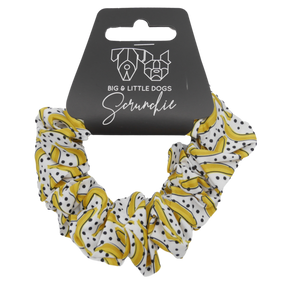 Big and Little Dogs Going Bananas scrunchie - Premium Haarelastiek > haarasseccoire from Big and Little Dogs - Just €5! Shop now at Frenkiezdogshop