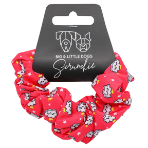 Big and Little Dogs Queen of the Clouds scrunchie - Premium Haarelastiek > haarasseccoire from Big and Little Dogs - Just €5! Shop now at Frenkiezdogshop