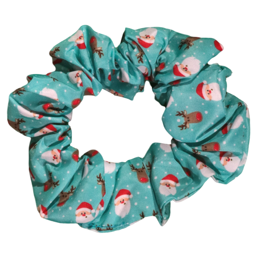 Big and Little Dogs Santa's Reindeers scrunchie - Premium Haarelastiek > haarasseccoire from Big and Little Dogs - Just €9.99! Shop now at Frenkiezdogshop