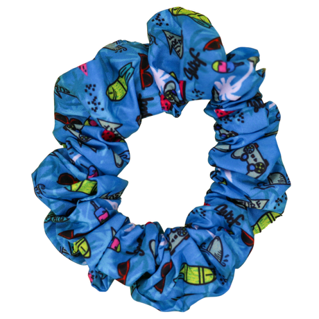 Big and Little Dogs Surf's Up scrunchie - Premium Haarelastiek > haarasseccoire from Big and Little Dogs - Just €9.99! Shop now at Frenkiezdogshop