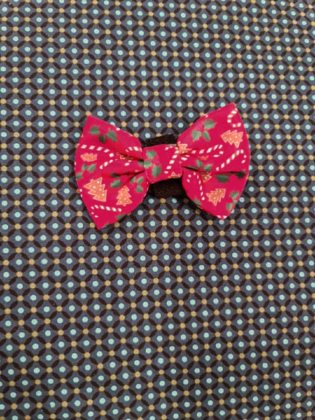 Frenkiez Bowtie Red Christmas Hondenstrik > strik Medium