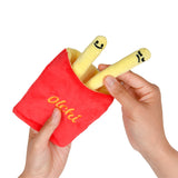 Olchi Fivedogs Fried Patato Plush & Squeaky Dog Toy - Premium Hondenspeeltje > Hondenspeelgoed from Olchi - Just €17.99! Shop now at Frenkiezdogshop