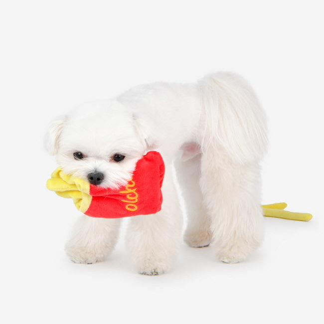 Olchi Fivedogs Fried Patato Plush & Squeaky Dog Toy - Premium Hondenspeeltje > Hondenspeelgoed from Olchi - Just €17.99! Shop now at Frenkiezdogshop