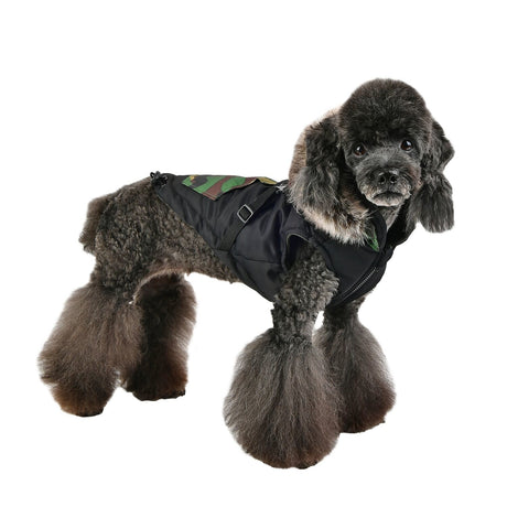 Puppia Orson Jacket Harness Black Hondenkleding > hondenjas Small