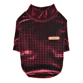 Puppia T-shirt Kendall Wine - Premium hondenkleding > hondenshirt from Puppia - Just €20! Shop now at Frenkiezdogshop