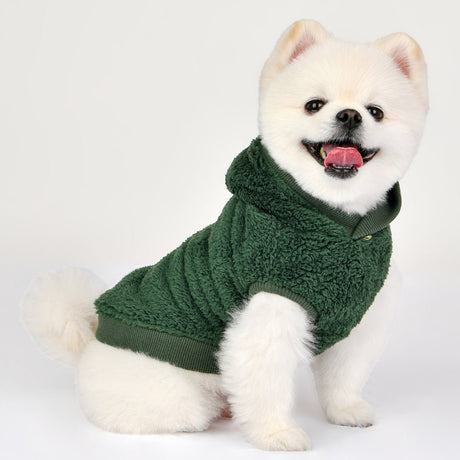 Puppia Lottie Hoodie Khaki Hondenkleding > Hondentrui Small