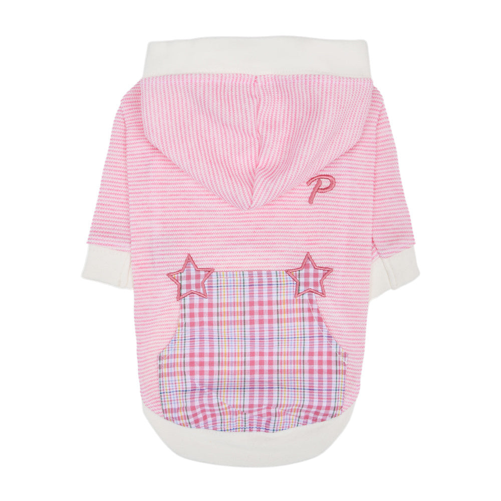 Puppia Izar Hooded T-shirt Pink - Premium hondenkleding > hondenshirt from Puppia - Just €49.99! Shop now at Frenkiezdogshop