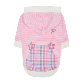 Puppia Izar Hooded T-shirt Pink - Premium hondenkleding > hondenshirt from Puppia - Just €29.99! Shop now at Frenkiezdogshop