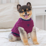 Puppia Winter Sweater Fannar Burgundy - Premium Hondenkleding > Hondentrui from Puppia - Just €39.99! Shop now at Frenkiezdogshop