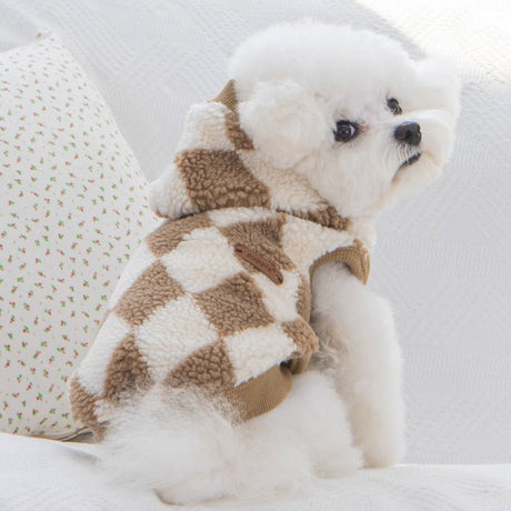 Puppia Luca Hoodie Beige Hondenkleding > Hondentrui Small