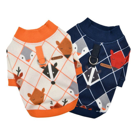 Puppia Alba Jacket Harness Navy Hondenkleding > Hondentrui Small