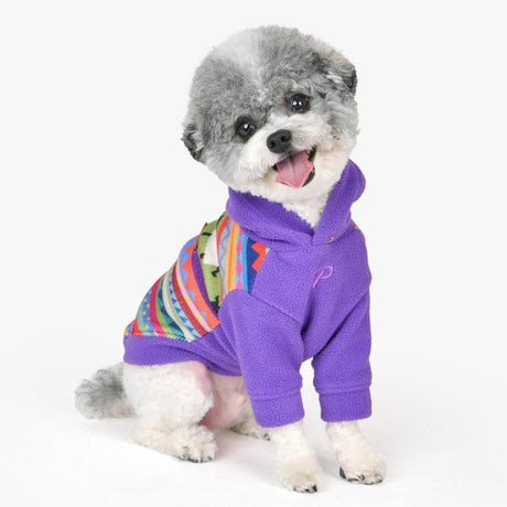 Puppia Kosa Hoody Jacket Harness Purple Hondenkleding > hondenjas Small