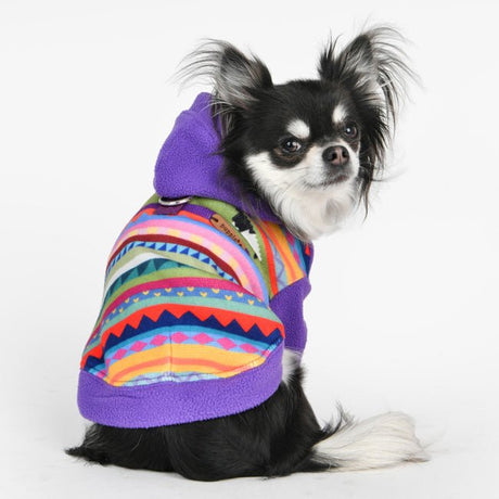 Puppia Kosa Hoody Jacket Harness Purple Hondenkleding > hondenjas Small