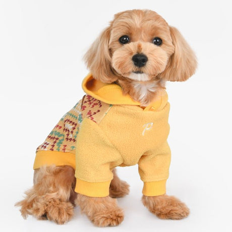 Puppia Skadi Hoody Jacket Harness Yellow Hondenkleding > Hondentrui Small
