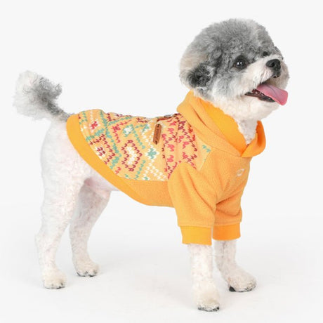 Puppia Skadi Hoody Jacket Harness Yellow Hondenkleding > Hondentrui Small