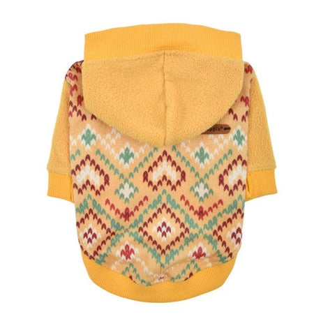 Puppia Skadi Hoody Jacket Harness Yellow Hondenkleding > Hondentrui Small