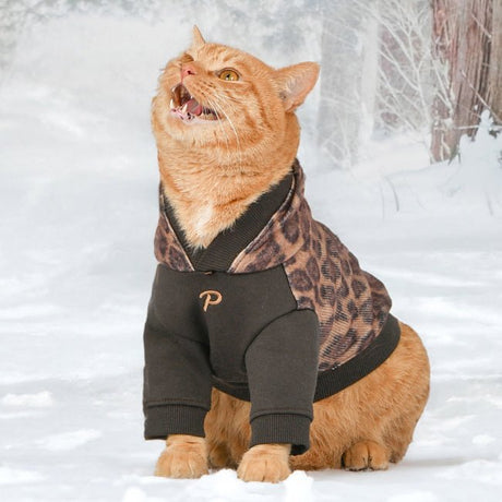 Puppia Kovo Hoody Jacket Harness Brown Hondenkleding > Hondentrui Small