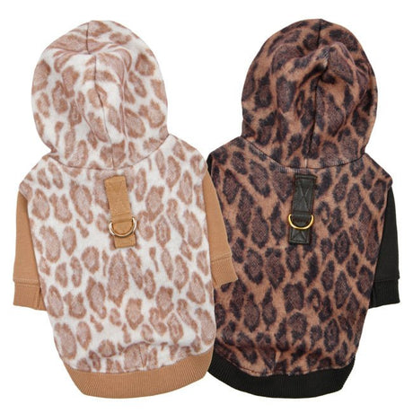 Puppia Kovo Hoody Jacket Harness Brown Hondenkleding > Hondentrui Small