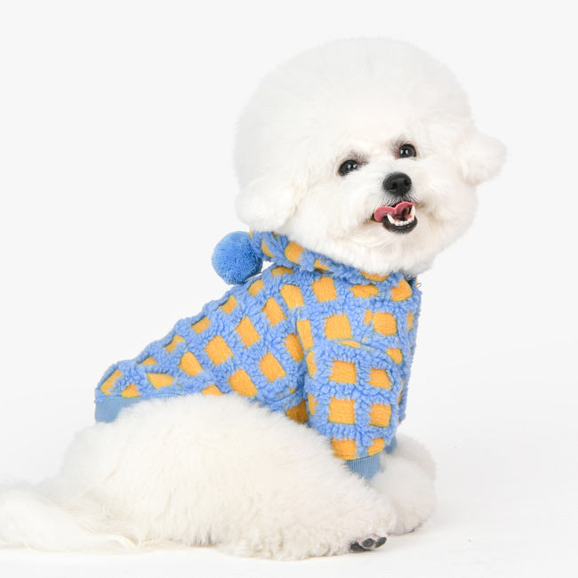 Puppia Stefan Hoody Jacket Harness Blue - Premium Hondenkleding > hondenjas from Puppia - Just €45.99! Shop now at Frenkiezdogshop