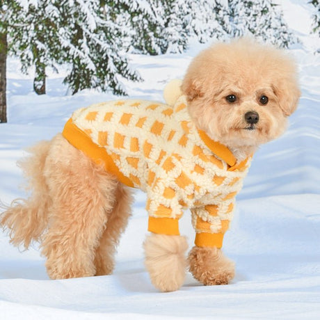 Puppia Stefan Hoody Jacket Harness Yellow Hondenkleding > hondenjas Small