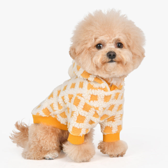 Puppia Stefan Hoody Jacket Harness Yellow - Premium Hondenkleding > hondenjas from Puppia - Just €45.99! Shop now at Frenkiezdogshop