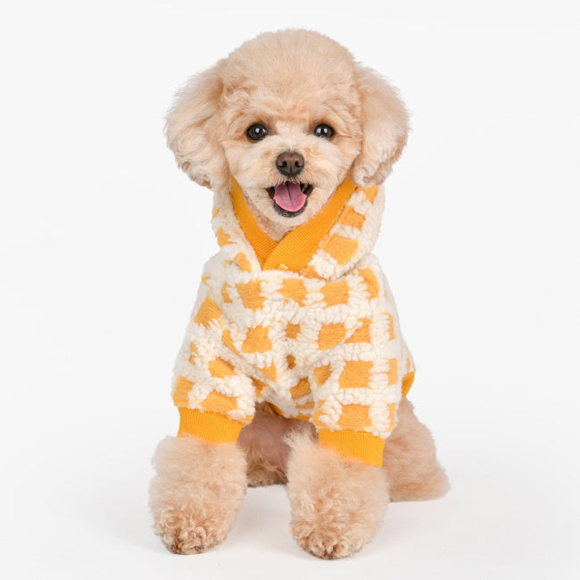 Puppia Stefan Hoody Jacket Harness Yellow - Premium Hondenkleding > hondenjas from Puppia - Just €45.99! Shop now at Frenkiezdogshop