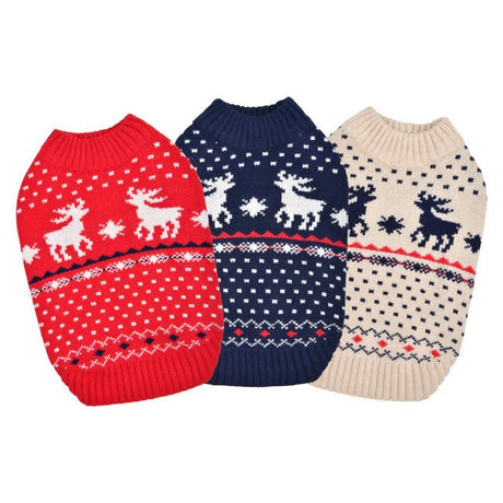 Puppia Winter Sweater Dyani Red Hondenkleding > Hondentrui Small