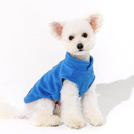Puppia Lucius Fleece Jacket Harness Royal Blue S Hondenkleding > Hondentrui Small