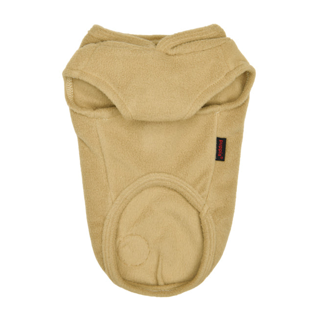 Puppia Zuko Fleece Jacket Harness  Beige - Premium hondentuig > honden harnas from Puppia - Just €30.99! Shop now at Frenkiezdogshop