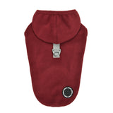 Puppia Zuko Fleece Jacket Harness  Wine - Premium hondentuig > honden harnas from Puppia - Just €30.99! Shop now at Frenkiezdogshop