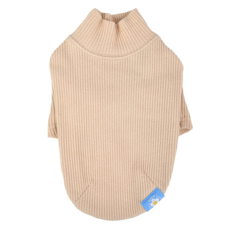 Olchi Wave TurtleNeck Sweater T-Shirt Beige - Premium Hondenkleding > Hondentrui from Olchi - Just €21.99! Shop now at Frenkiezdogshop