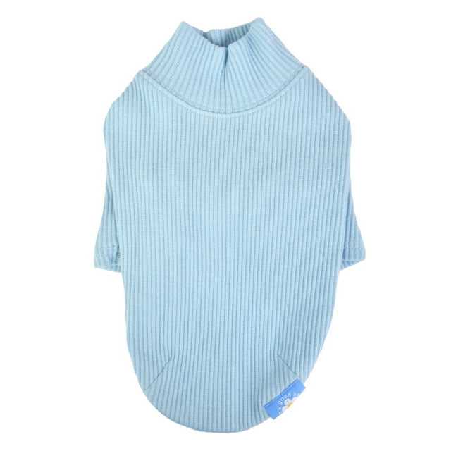 Olchi Wave TurtleNeck Sweater T-Shirt Skyblue - Premium Hondenkleding > Hondentrui from Olchi - Just €21.99! Shop now at Frenkiezdogshop