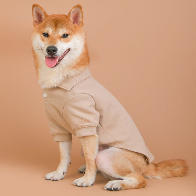 Olchi Pocket Shirts  hondentrui Beige - Premium Hondenkleding > Hondentrui from Olchi - Just €29.99! Shop now at Frenkiezdogshop