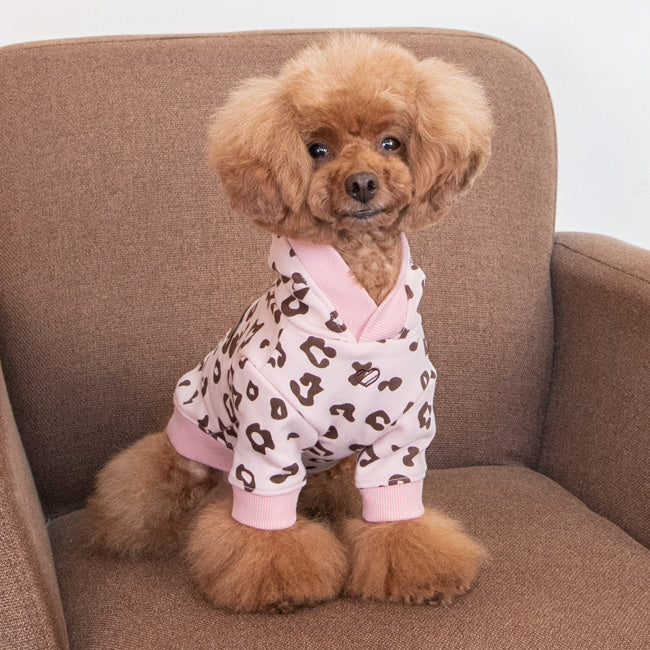 Pinkaholic Leopardess hooded shirt Indian Pink - Premium hondenkleding > hondenshirt from Pinkaholic - Just €42.99! Shop now at Frenkiezdogshop