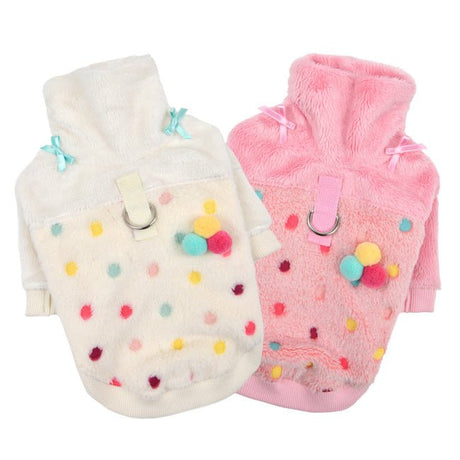 Pinkaholic Maycie Turtleneck harness shirt Pink hondenkleding > hondenshirt Small