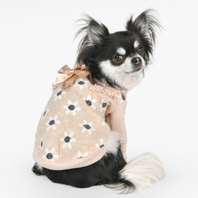 Pinkaholic Nanala winter harness shirt Beige - Premium hondenkleding > hondenshirt from Pinkaholic - Just €45.99! Shop now at Frenkiezdogshop