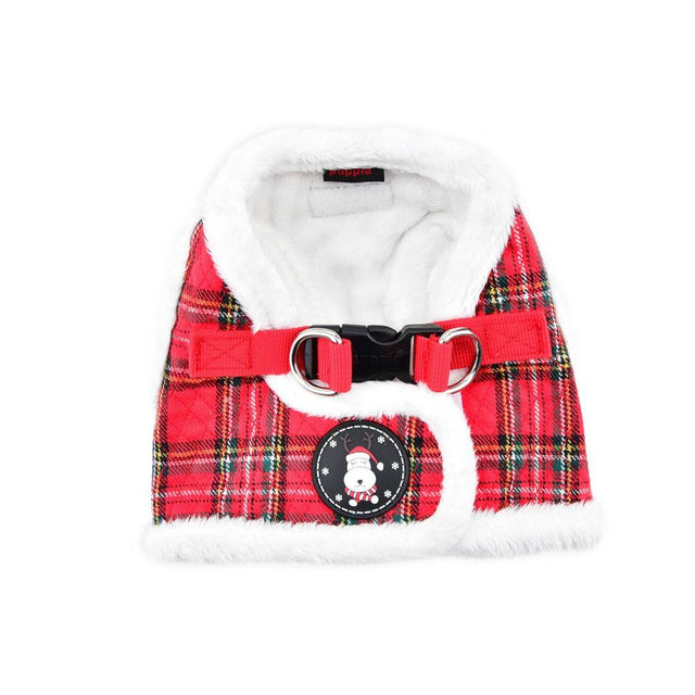 Puppia Vest Harness model B Blitzen Checkered Red - Premium hondentuig > honden harnas from Puppia - Just €29.99! Shop now at Frenkiezdogshop