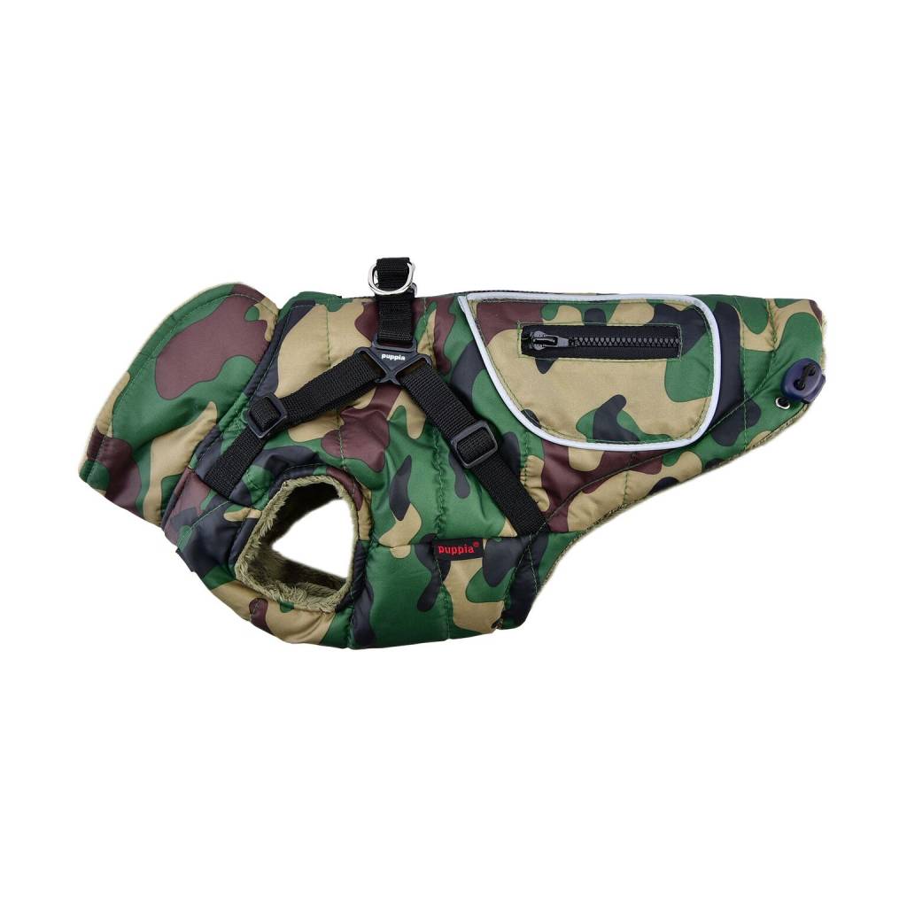 Puppia Pioneer Jacket Camo - Premium Hondenkleding > hondenjas from Puppia - Just €84.99! Shop now at Frenkiezdogshop