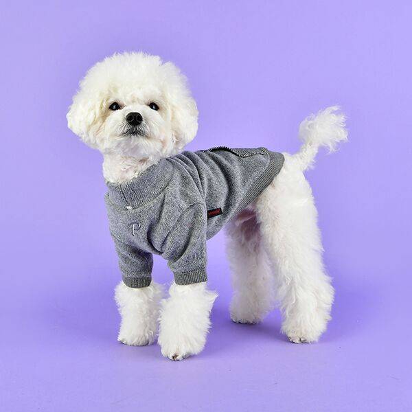 Puppia Rezso Hoodie Melange Grey - Premium Hondenkleding > Hondentrui from Puppia - Just €37.99! Shop now at Frenkiezdogshop