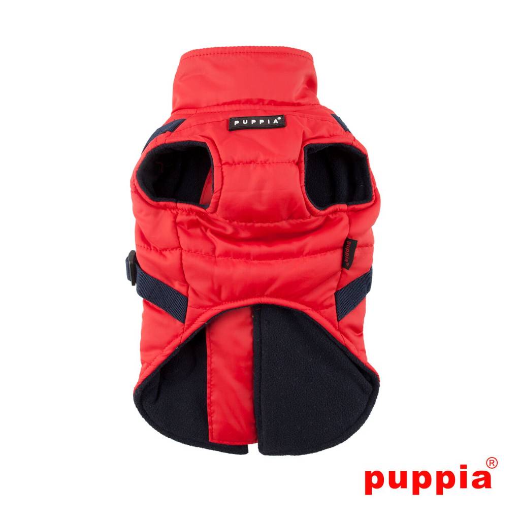 Puppia Mountaineer Jacket Harness Red - Premium Hondenkleding > hondenjas from Puppia - Just €66.99! Shop now at Frenkiezdogshop