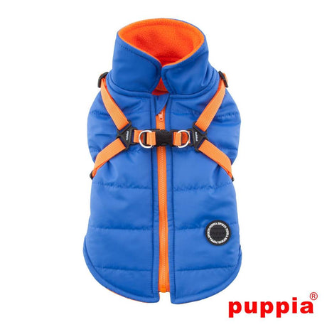 Puppia Mountaineer Jacket Harness Royal Blue - Premium Hondenkleding > hondenjas from Puppia - Just €66.99! Shop now at Frenkiezdogshop