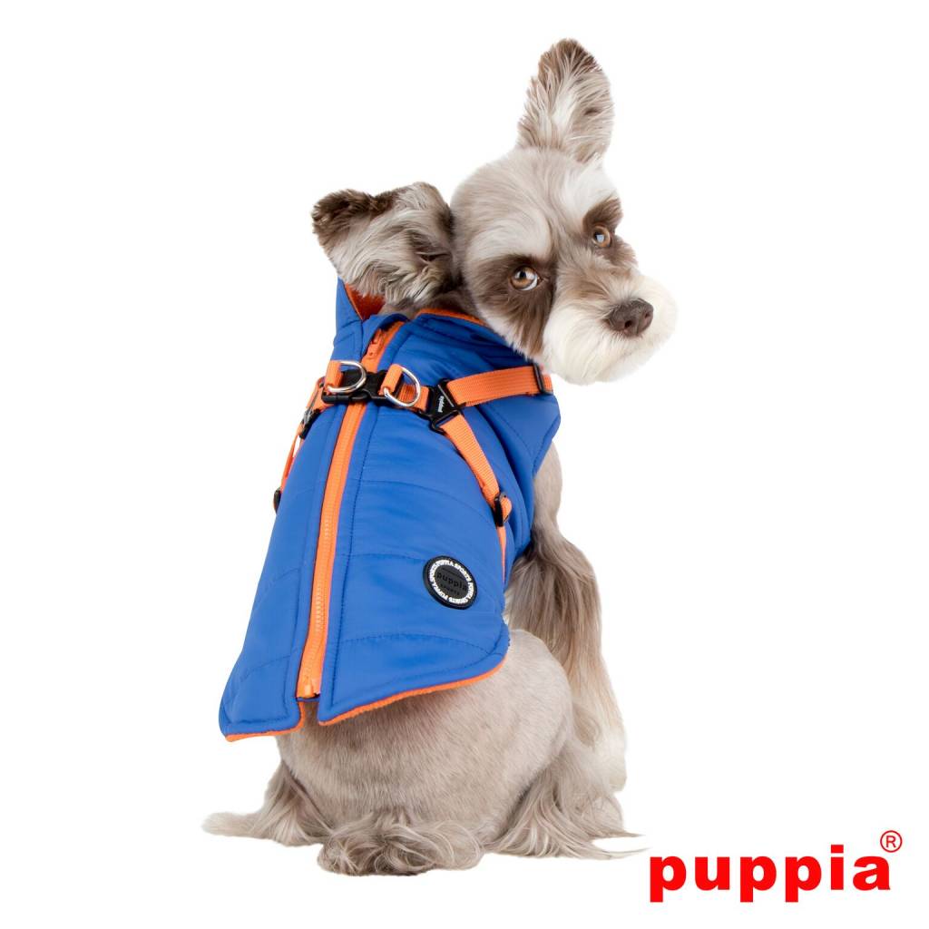 Puppia Mountaineer Jacket Harness Royal Blue - Premium Hondenkleding > hondenjas from Puppia - Just €66.99! Shop now at Frenkiezdogshop