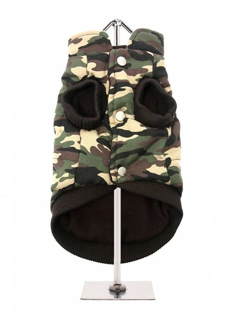 Urban Pup Forest Camouflage Bodywarmer - Premium Hondenkleding > hondenjas from Urban Pup - Just €34.99! Shop now at Frenkiezdogshop