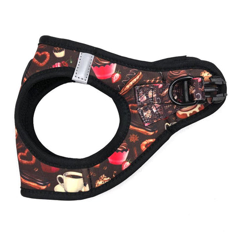 Frenkiez Step In Harness Coffee Sprinkles hondentuig > honden harnas > model B X - Small