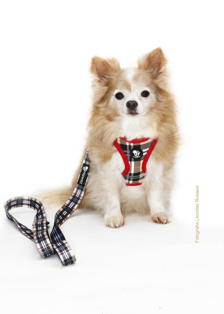 Frenkiez Step In Harness BarkBerry Beige hondentuig > honden harnas > model B X - Small