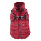 Puppia Wilkes Jacket Harness Wine - Premium Hondenkleding > hondenjas from Puppia - Just €77.99! Shop now at Frenkiezdogshop